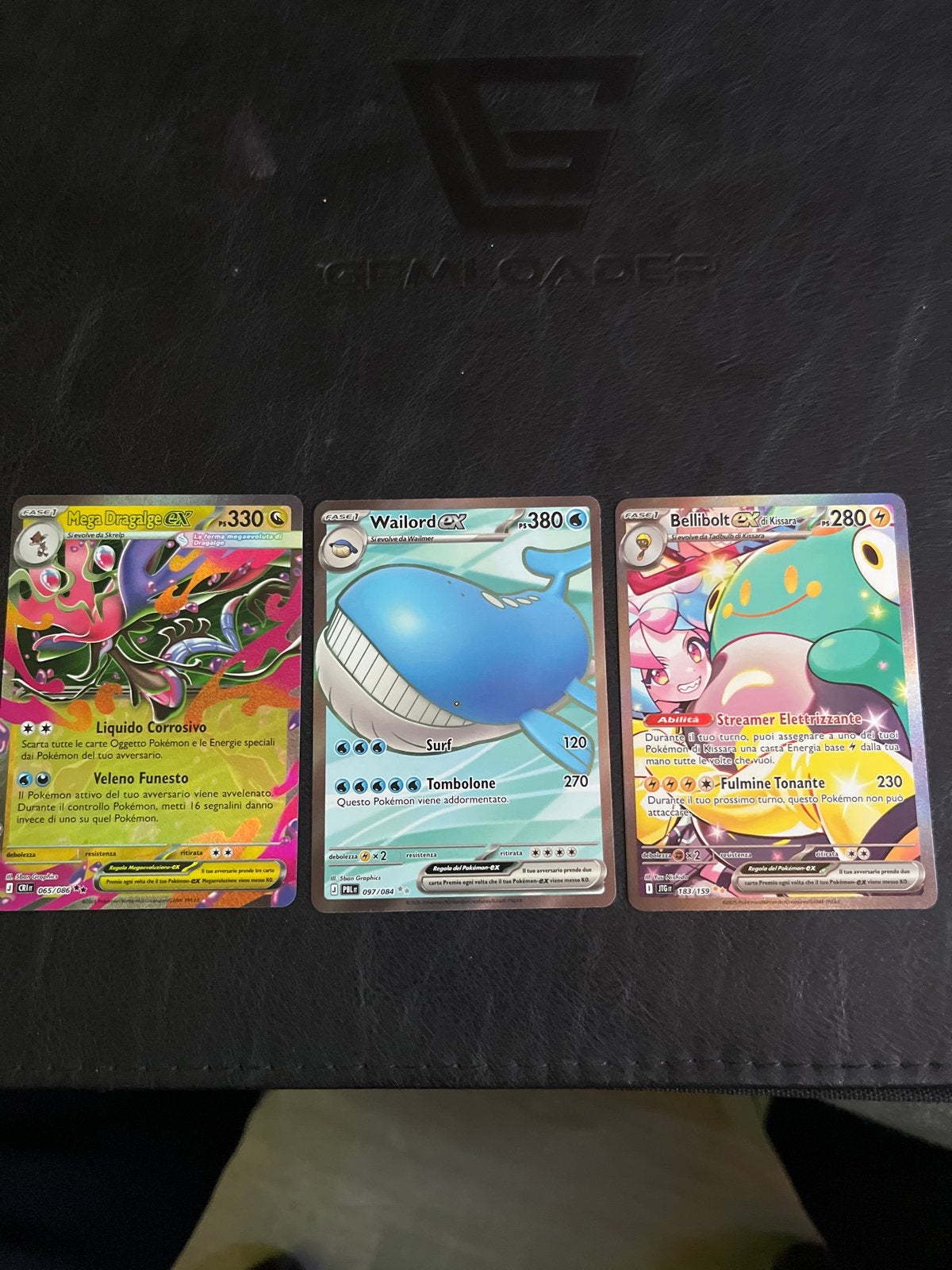 Setje Portugese Pokémon kaarten - Mega Rayquaza, Wailord, Be, Hobby en Vrije tijd, Verzamelkaartspellen | Pokémon, Ophalen of Verzenden
