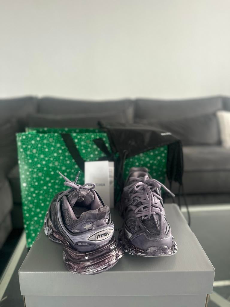 Balenciaga Track sneakers maat 37, Ophalen of Verzenden, Zo goed als nieuw, Grijs, Sneakers of Gympen