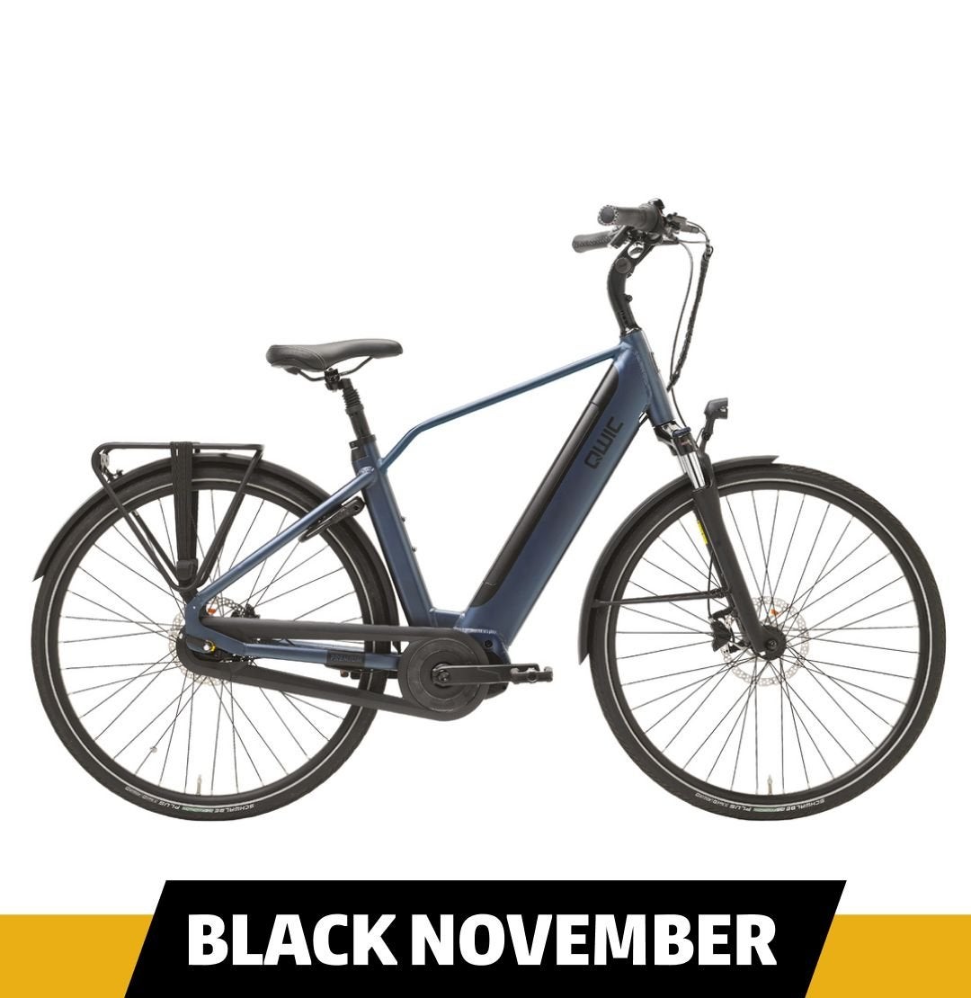 QWIC Premium MN7 elektrische Herenfiets Blauw | Actie €1.799, -, -, Nieuw, 51 tot 55 cm