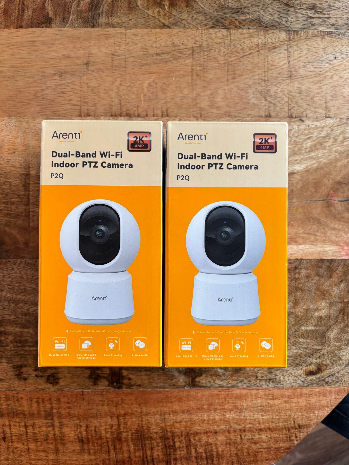 Arenti P2Q 2K 4MP Dual-Band Wi-Fi babyfoon/ Binnencamera, Ophalen of Verzenden, Nieuw, Binnencamera
