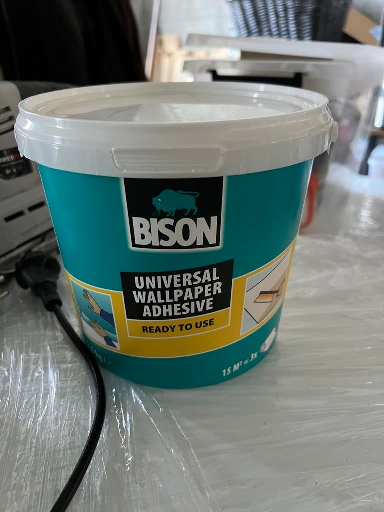 Emmer Bison behangplaksel (15m2), Ophalen of Verzenden, Wit