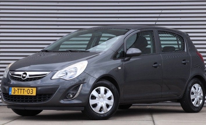 Opel Corsa 1.2 16V 5D 2011 Grijs, Voorwielaandrijving, 4 cilinders, 1229 cc, 49 €/maand