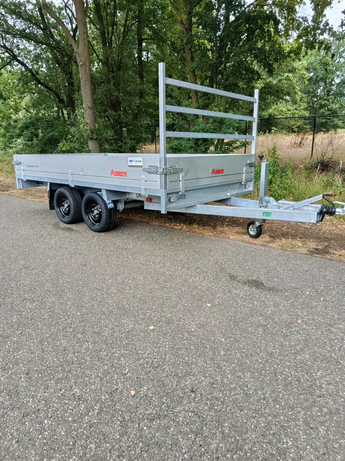 plateauwagen, Ophalen