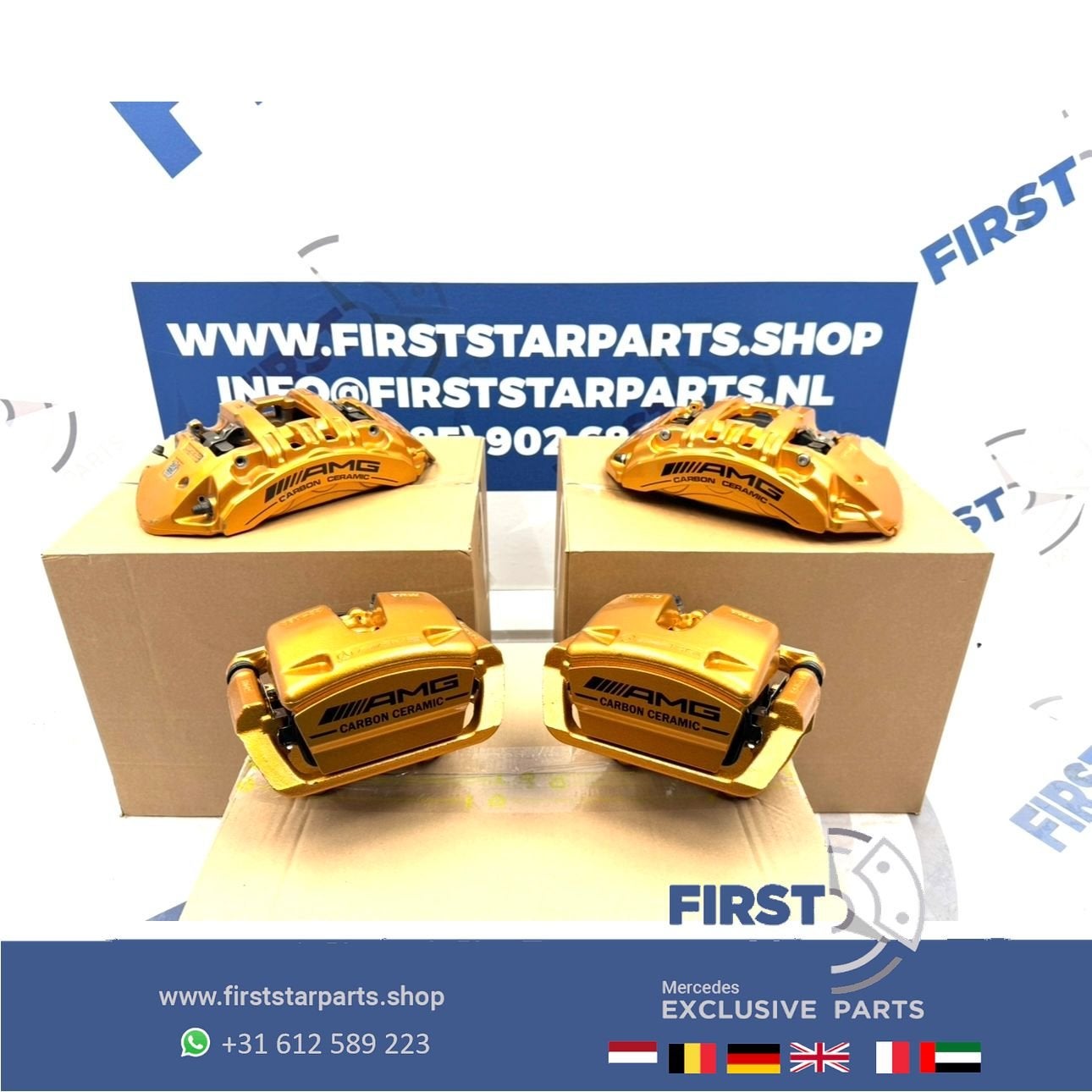 C63 E63 CLS63 GT63 S63 AMG Keramische Rem Set REMKLAUWEN A19