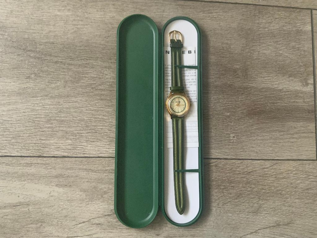 NIEUW Dames Heineken horloge in doos - Dameshorloge, Ophalen of Verzenden, Nieuw, Overige typen, Heineken