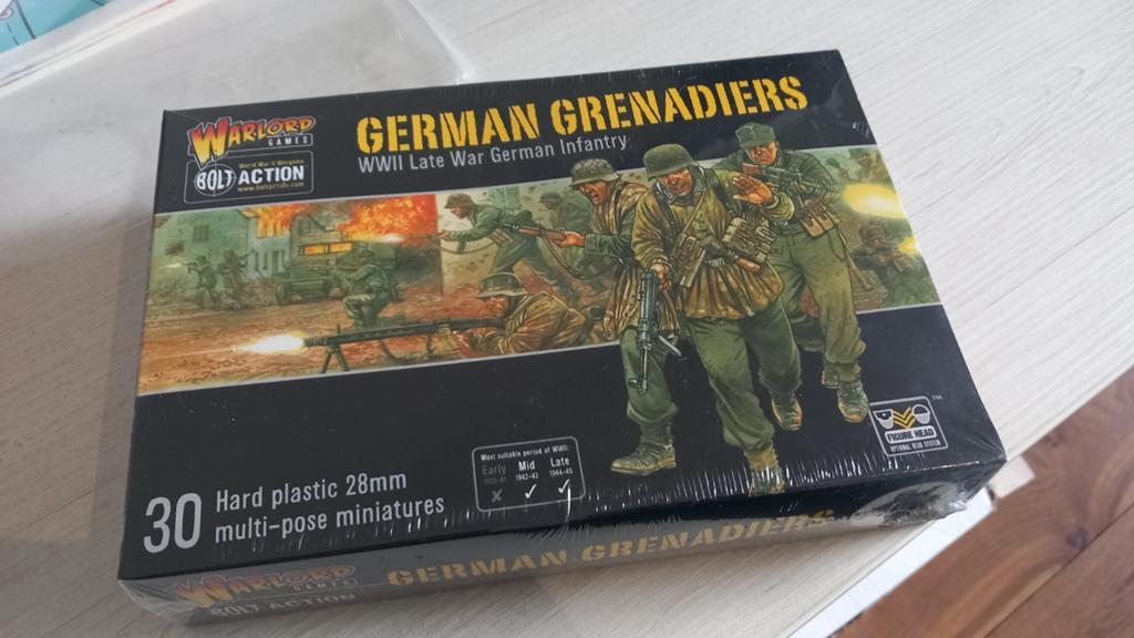 Bolt Action German Grenadiers in seal, Ophalen of Verzenden, Nieuw, Historisch, Figuurtje(s)