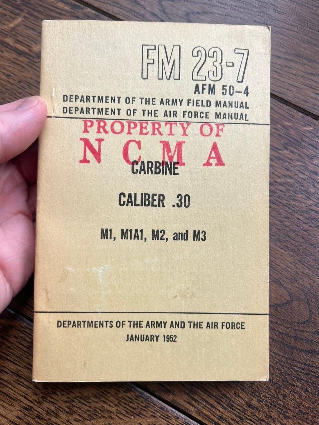 WO2 / Korea M1 Carbine Karabijn onderhoudsvoorschrift, Ophalen, Amerika, Boek of Tijdschrift