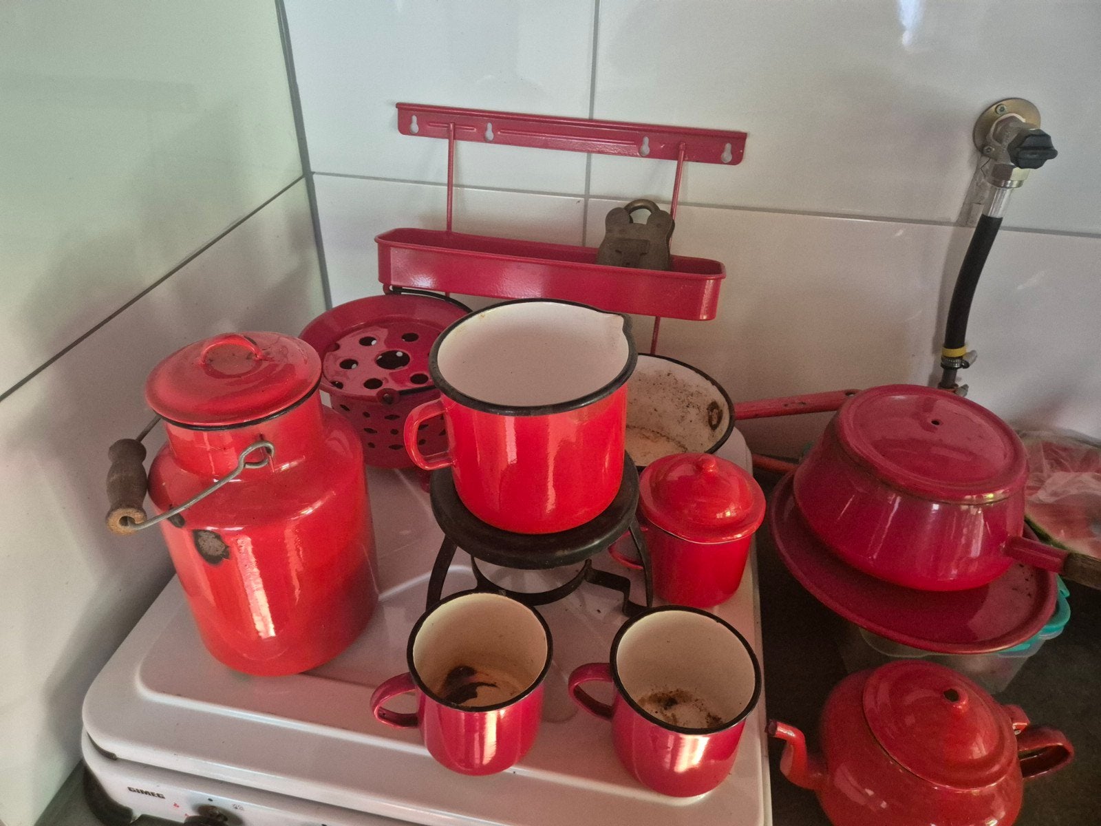 Oud keukengerei (vintage?), Huis en Inrichting, Keuken | Potten en Pannen, Ophalen, Gebruikt, Overige materialen, Overige typen