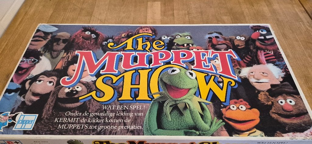 The Muppet Show Bordspel Vintage uit 1977, Een of twee spelers, Ophalen of Verzenden, Gebruikt, Clipper