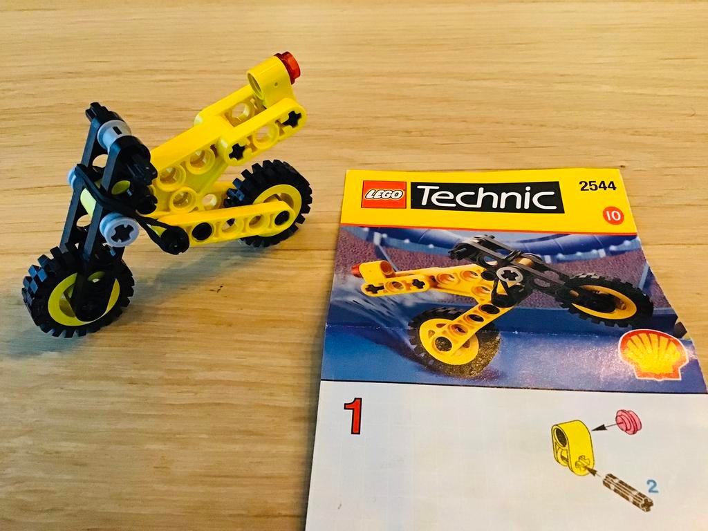 Lego technic 2544, stunt bike, compleet, ZGAN, Lego, Compleet, Ophalen of Verzenden, Zo goed als nieuw