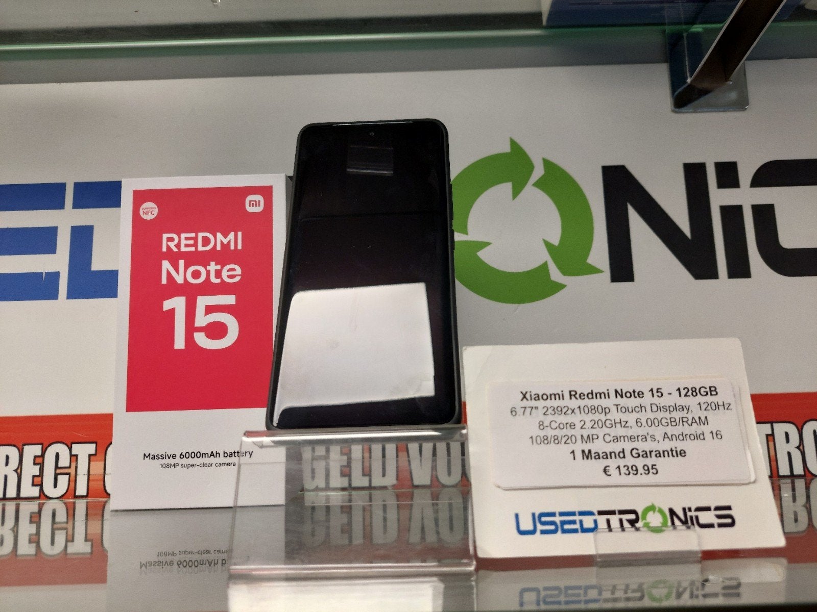 Xiaomi Redmi Note 15 - 128GB - Zo goed als nieuw, Overige modellen, Ophalen of Verzenden, Zo goed als nieuw, Zonder simlock