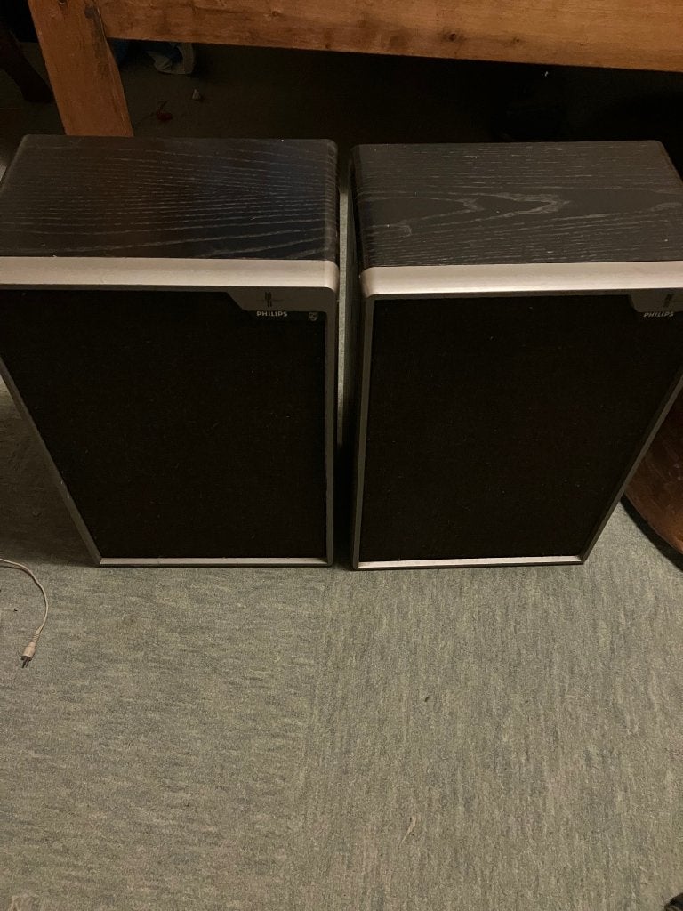 Philips boxen AH 466, Overige merken, Gebruikt, Ophalen of Verzenden, Minder dan 60 watt