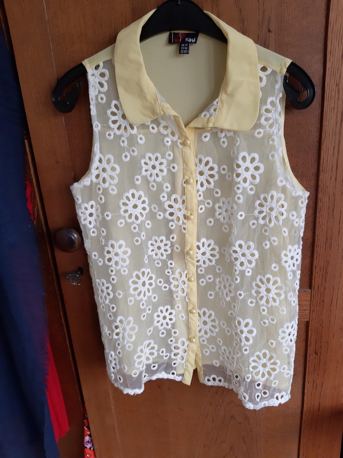 Prachtige nieuwe Vintage blouse van Yumi, maat 40, Ophalen of Verzenden