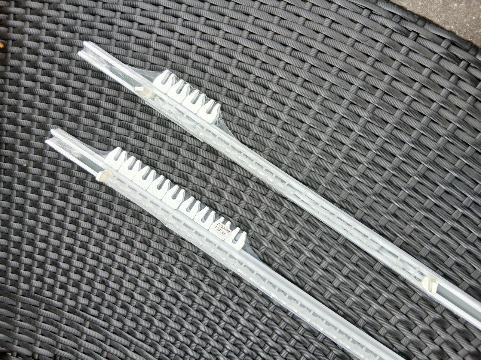 Gordijnrails compleet wit 150 en 210-400, Ophalen, Wit