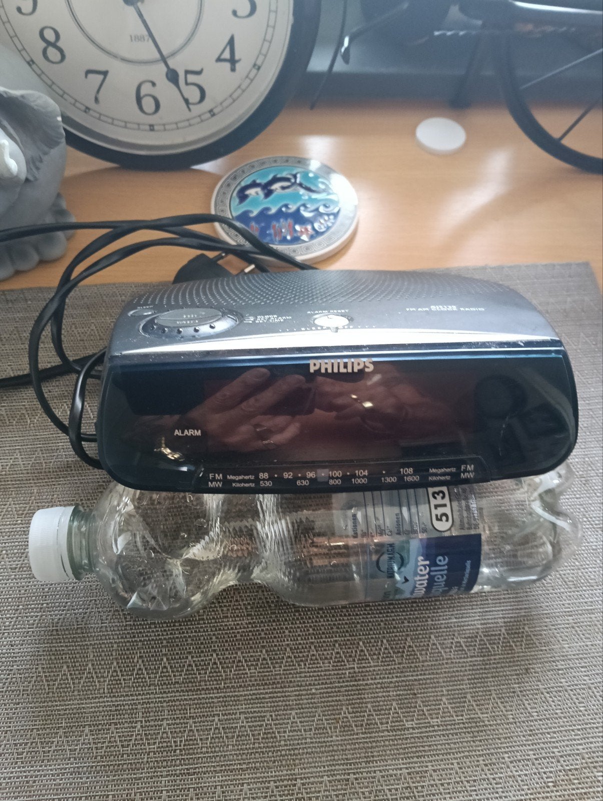 Philips radio digitale wekker repeat alarm, Ophalen of Verzenden