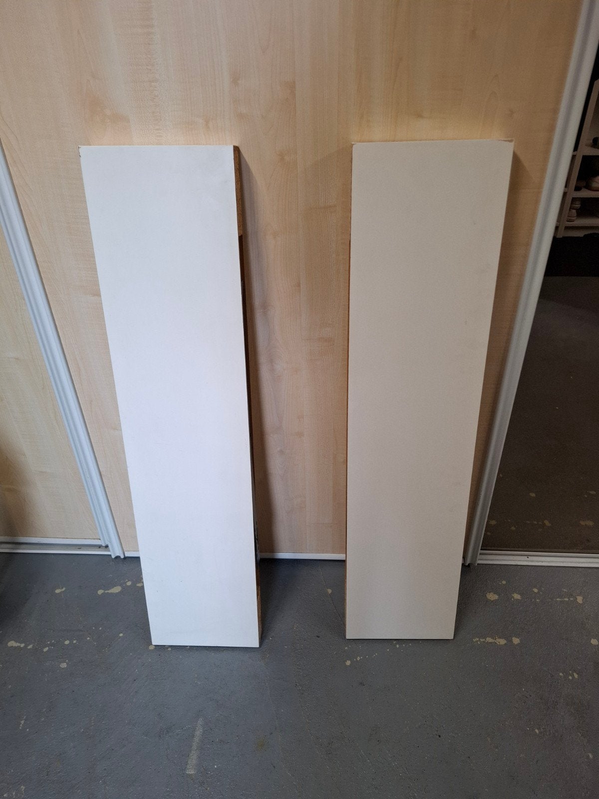2x IKEA LACK planken, wit, 110x26 cm, Huis en Inrichting, Ophalen