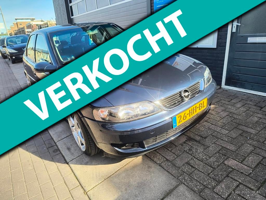 Opel Vectra 2.6 V6 Business Edition zeldzaam handbak, Auto's, Opel, Voorwielaandrijving, Gebruikt, Zwart, Blauw