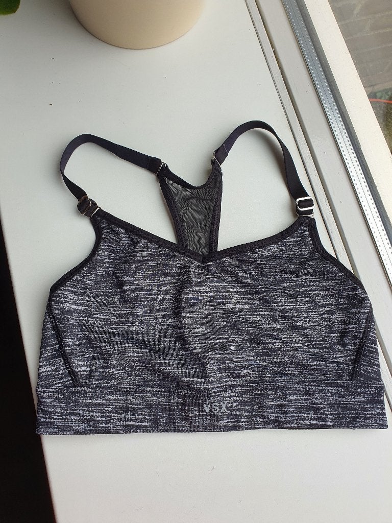 Victoria’s Secret VSX Sport BH XS zwart/grijs, Kleding | Dames, Ophalen of Verzenden, Zwart, BH