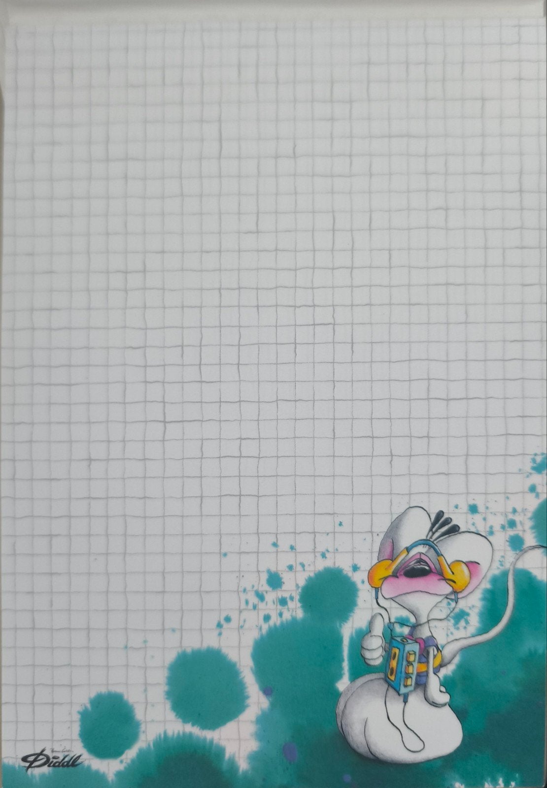 diddl blaadje - A5 wit 138, Verzenden, Diddl, Zo goed als nieuw, Papier, Kaart of Schrift