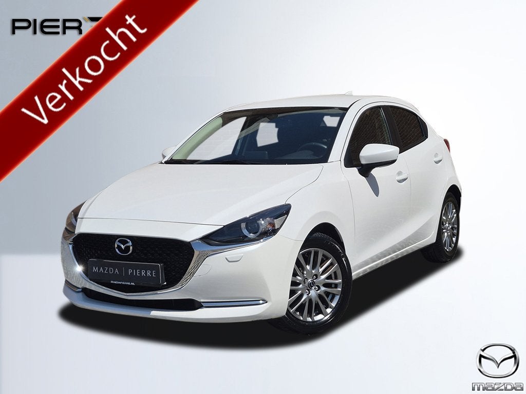 Mazda 2 1.5 Skyactiv-G 90 Luxury | CLIMATE CONTROL | CRUISE, Auto's, Voorwielaandrijving, Stof, 4 cilinders, Wit