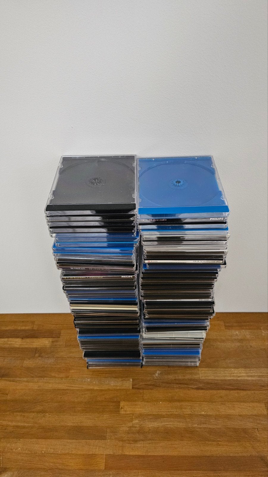 Grote partij lege CD/DVD doosjes 95 stuks, Ophalen of Verzenden, Gebruikt