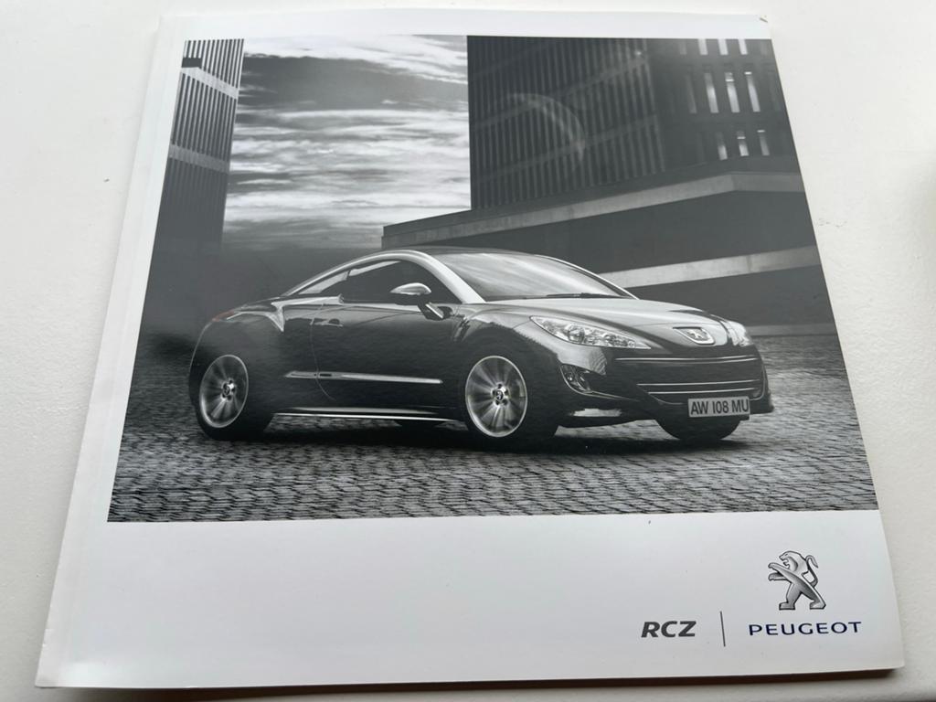 Brochure Peugeot Rcz - 2010, Ophalen of Verzenden, Zo goed als nieuw, Peugeot