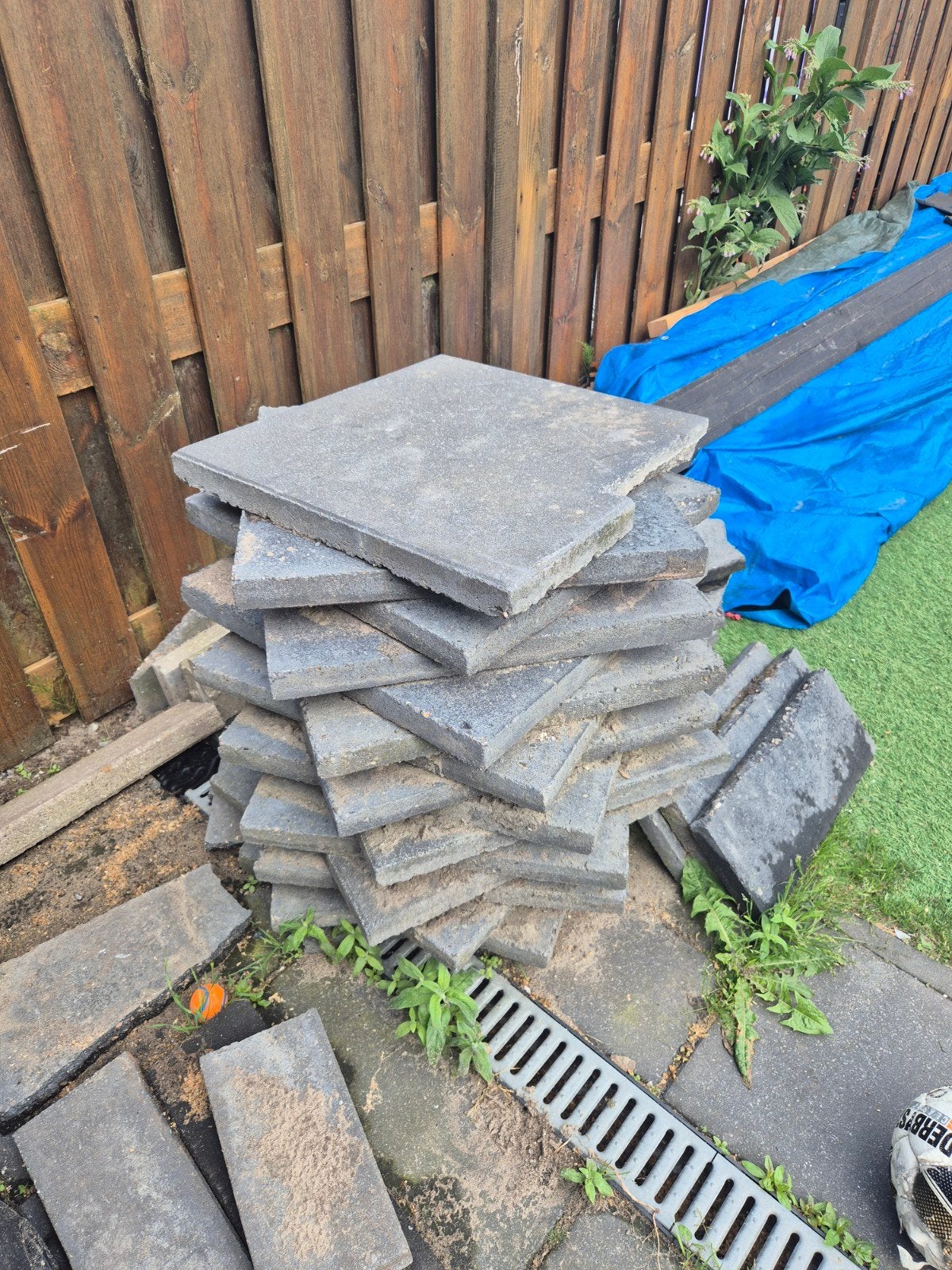 Gratis stenen, Gebruikt, Ophalen of Verzenden, Minder dan 5 m², Beton