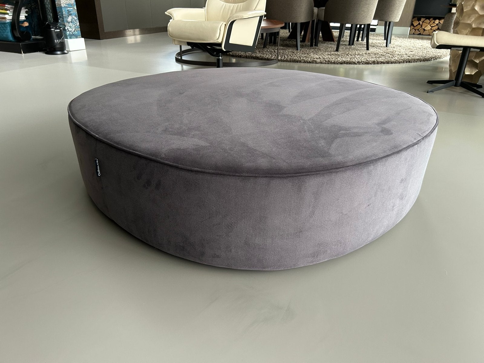 Ronde poef/hocker van Chateau d'Ax, diameter 120cm, Ophalen, Gebruikt, Rond, 100 tot 125 cm