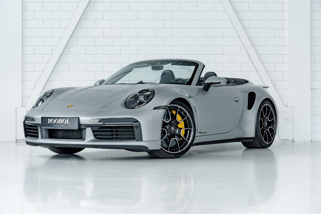 Porsche 911 Cabrio 3.8 Turbo S | GT Silver | Sport Exhaust |, Automaat, Automatische klimaatregeling, Gebruikt, Cabriolet