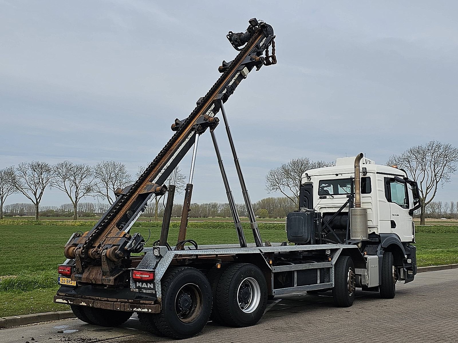 M.A.N. 41.360 TGS 8x4 translift chain, Auto's, Vrachtwagens, Euro 6, Wit, Origineel Nederlands, Bedrijf