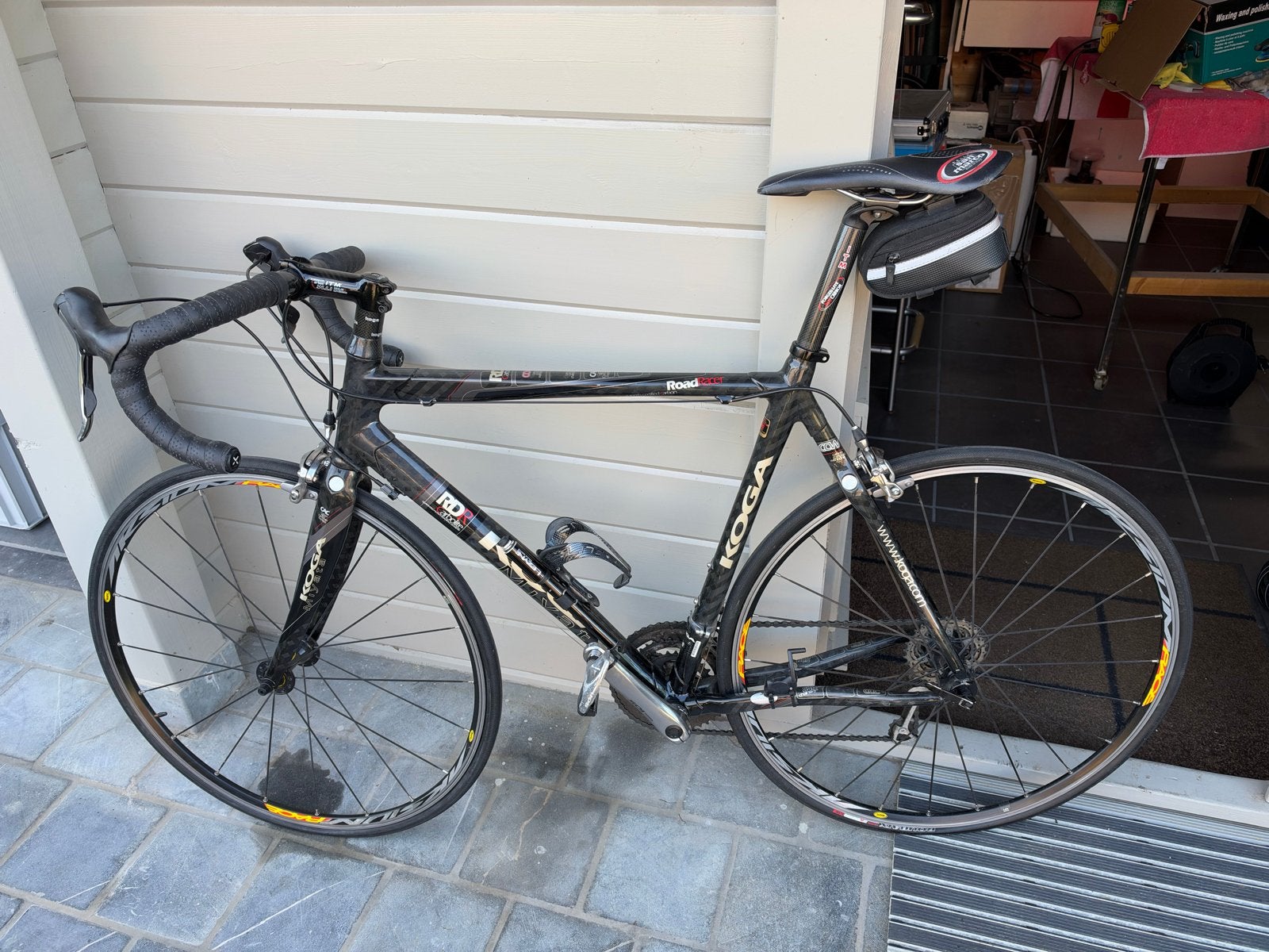 Koga Miyata Koersfiets - Shimano 105 - Maat 58, Fietsen en Brommers, Ophalen, 28 inch, Gebruikt, Carbon