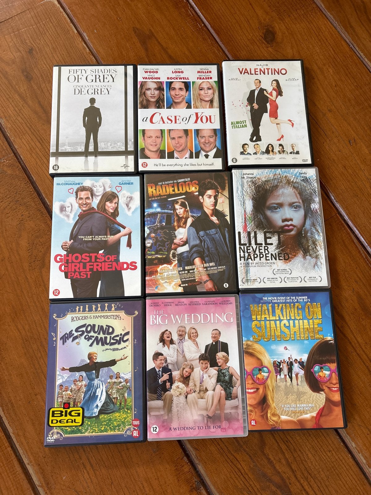 Diverse films: Fifty Shades, Sound of Music, etc., Vanaf 16 jaar, Nederlands, Ophalen of Verzenden, Inclusief doosje