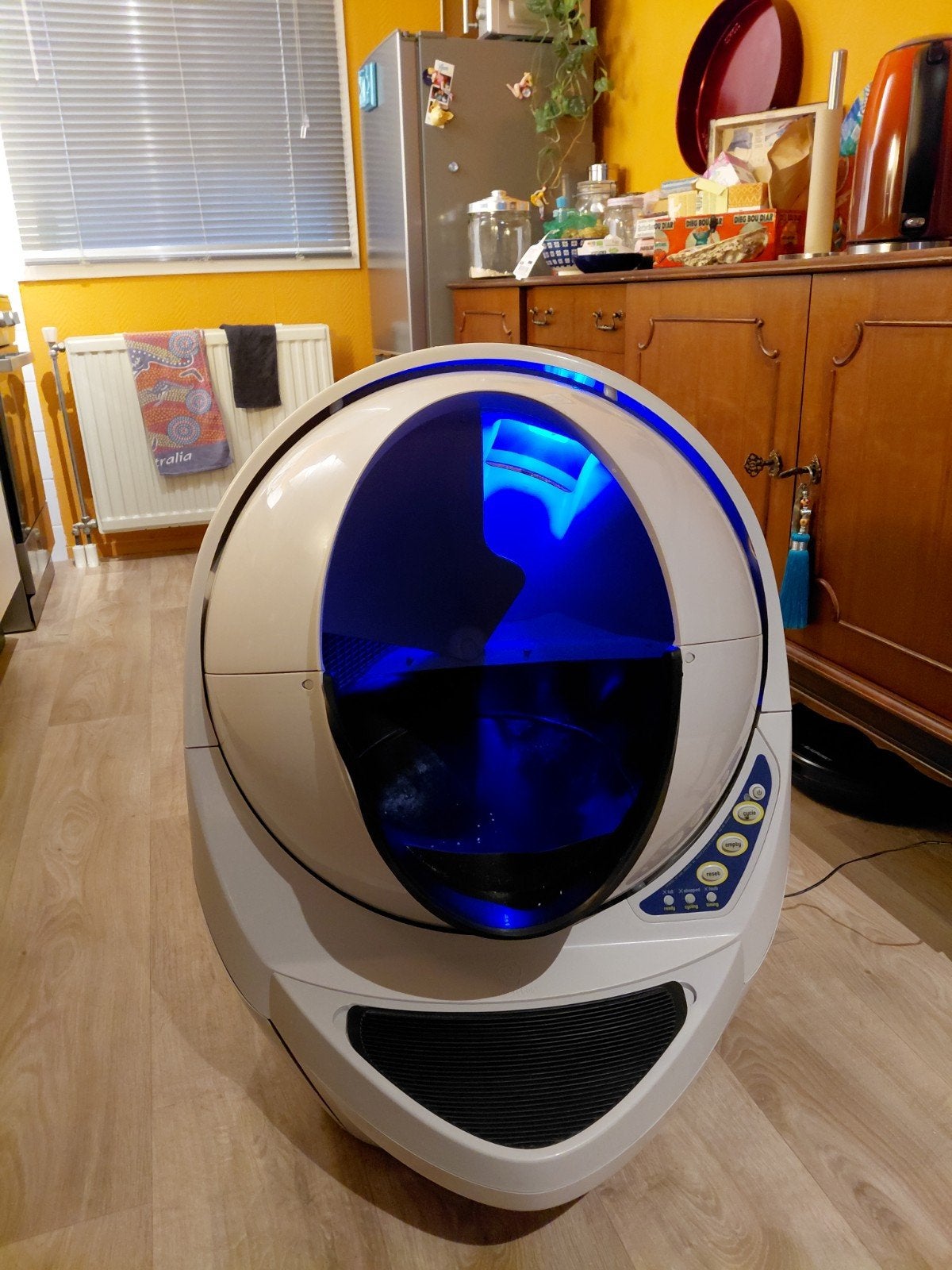 Litter Robot 3 met defect, Ophalen