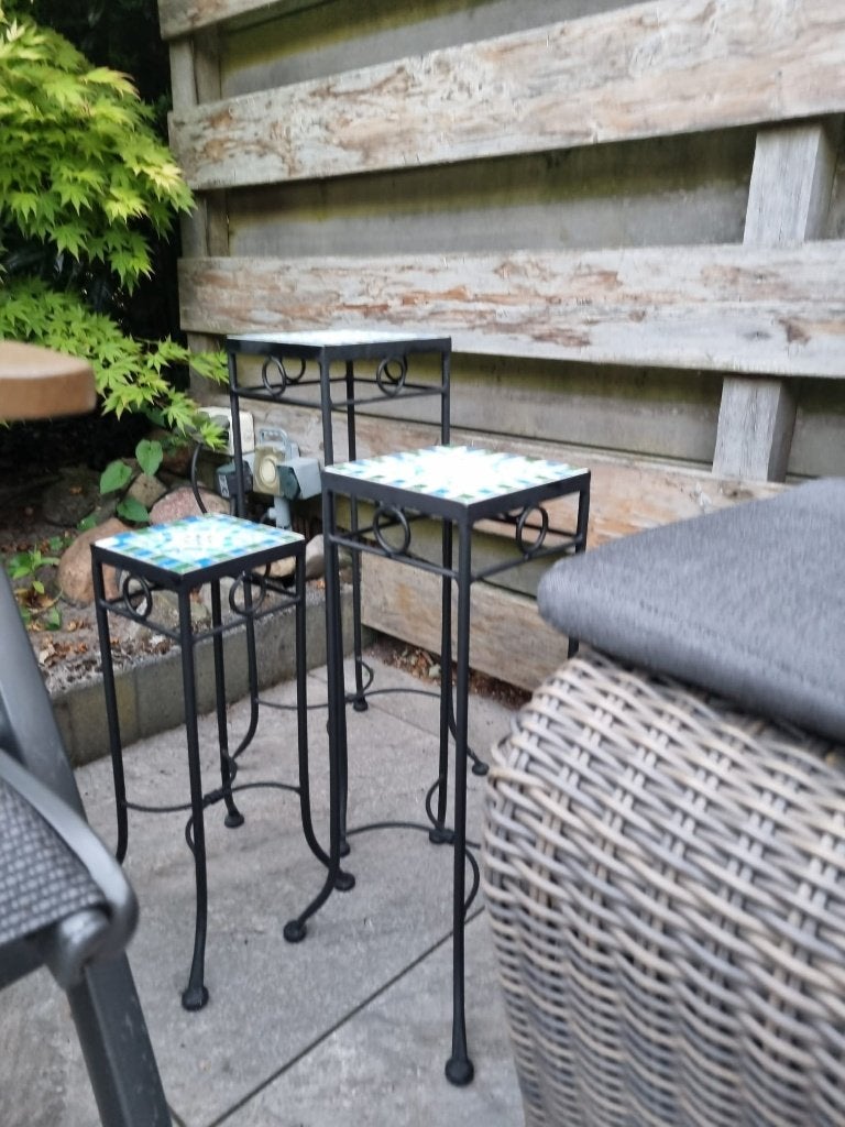 Plantentafels, Overige materialen, Minder dan 55 cm, Gebruikt, Vierkant