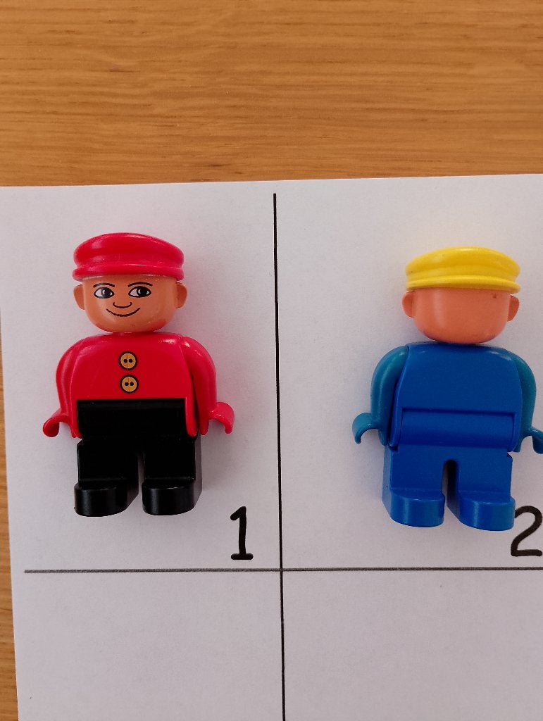 LEGO DUPLO poppetjes blad B, Ophalen of Verzenden, Gebruikt, Duplo