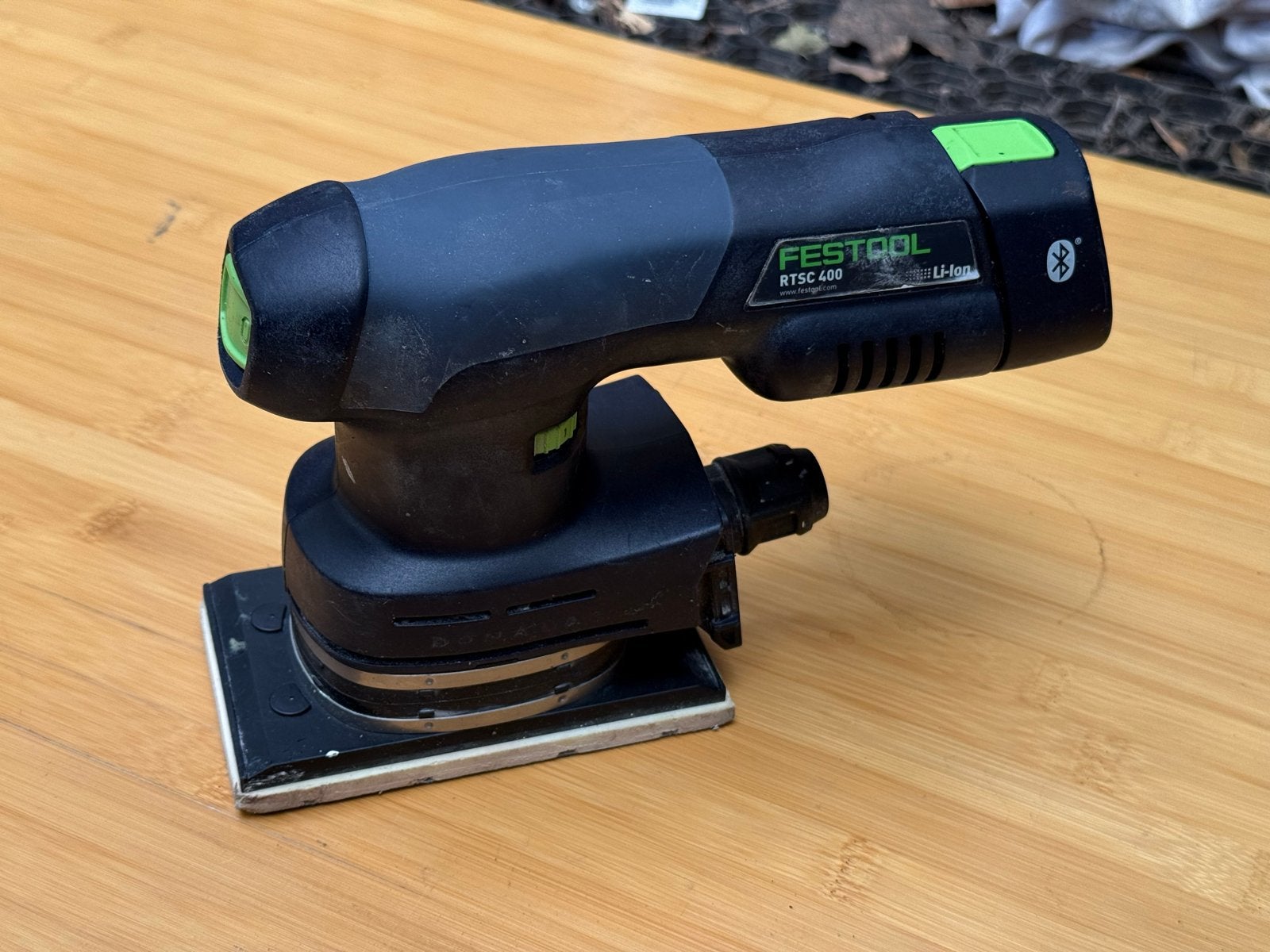 Festool RTSC 400 Accu Vlakschuurmachine, Verzenden, Gebruikt, Minder dan 600 watt, Vlakschuurmachine