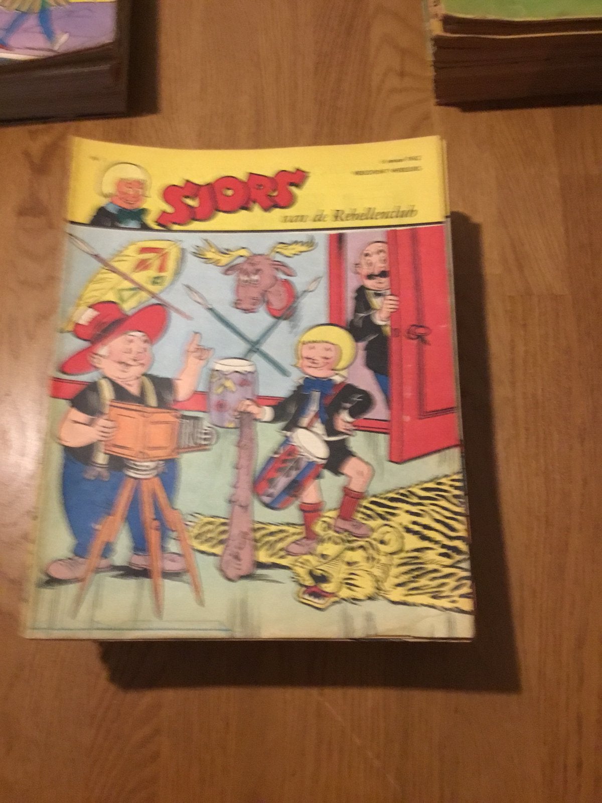 Sjors van de rebellenclub, Boeken, Stripboeken, Meerdere stripboeken, Ophalen, Zo goed als nieuw