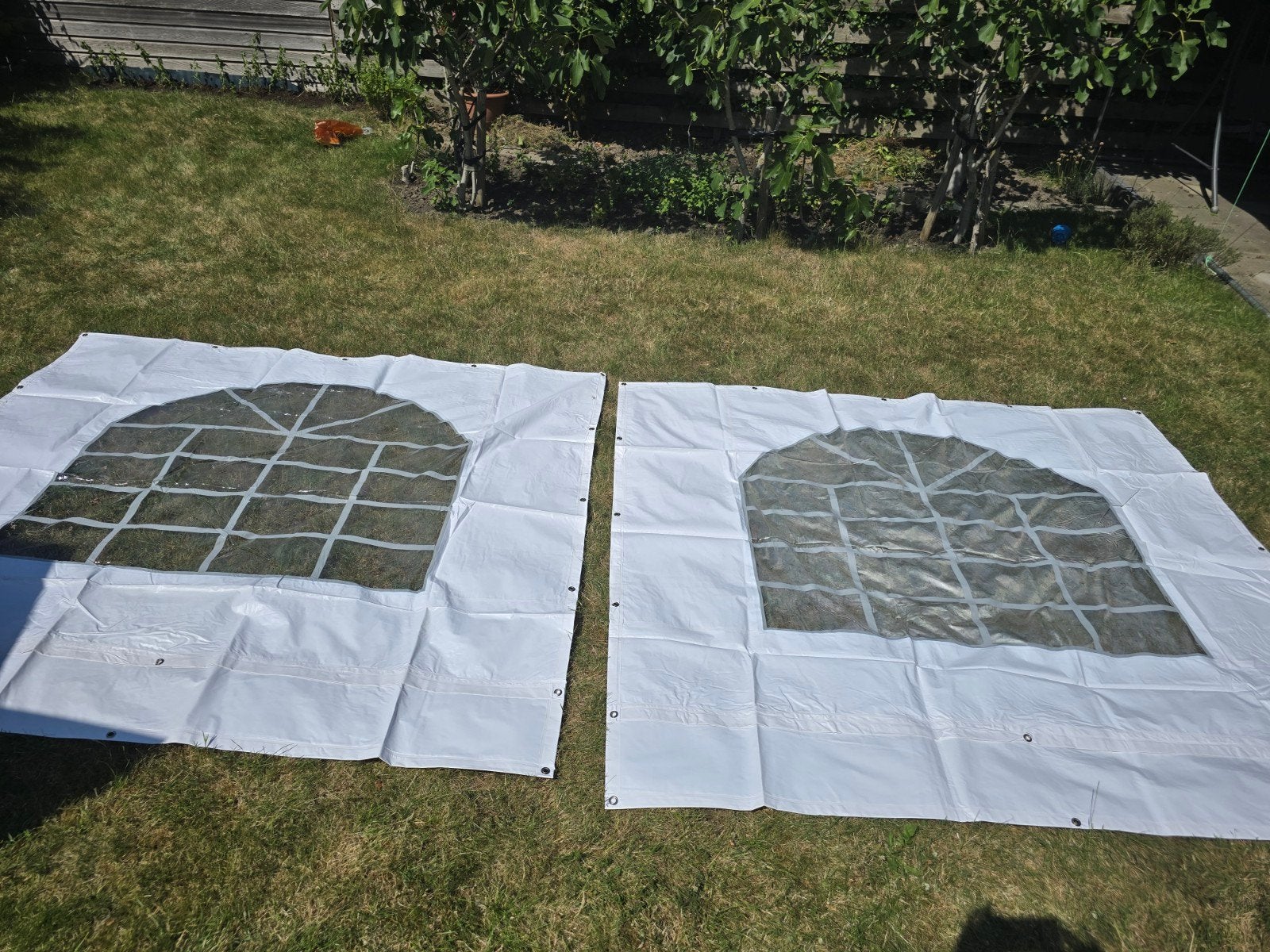 2x complete zeilenset voor PVC partytent 5x3, Ophalen, Minder dan 5 meter