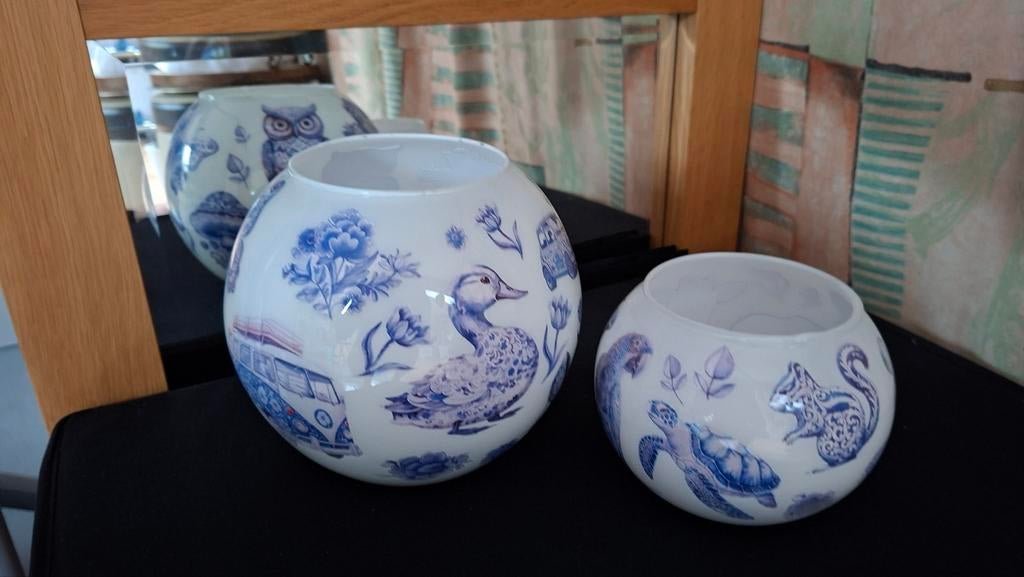 Decoupage vazen, Ophalen