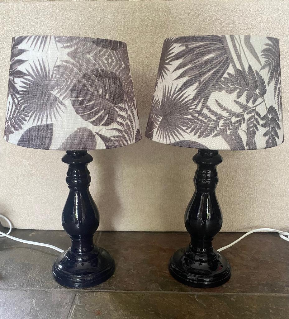 Tafellampen nachtlampen lampvoet en lampenkap set, Ophalen of Verzenden, Nieuw, Overige materialen, Minder dan 50 cm