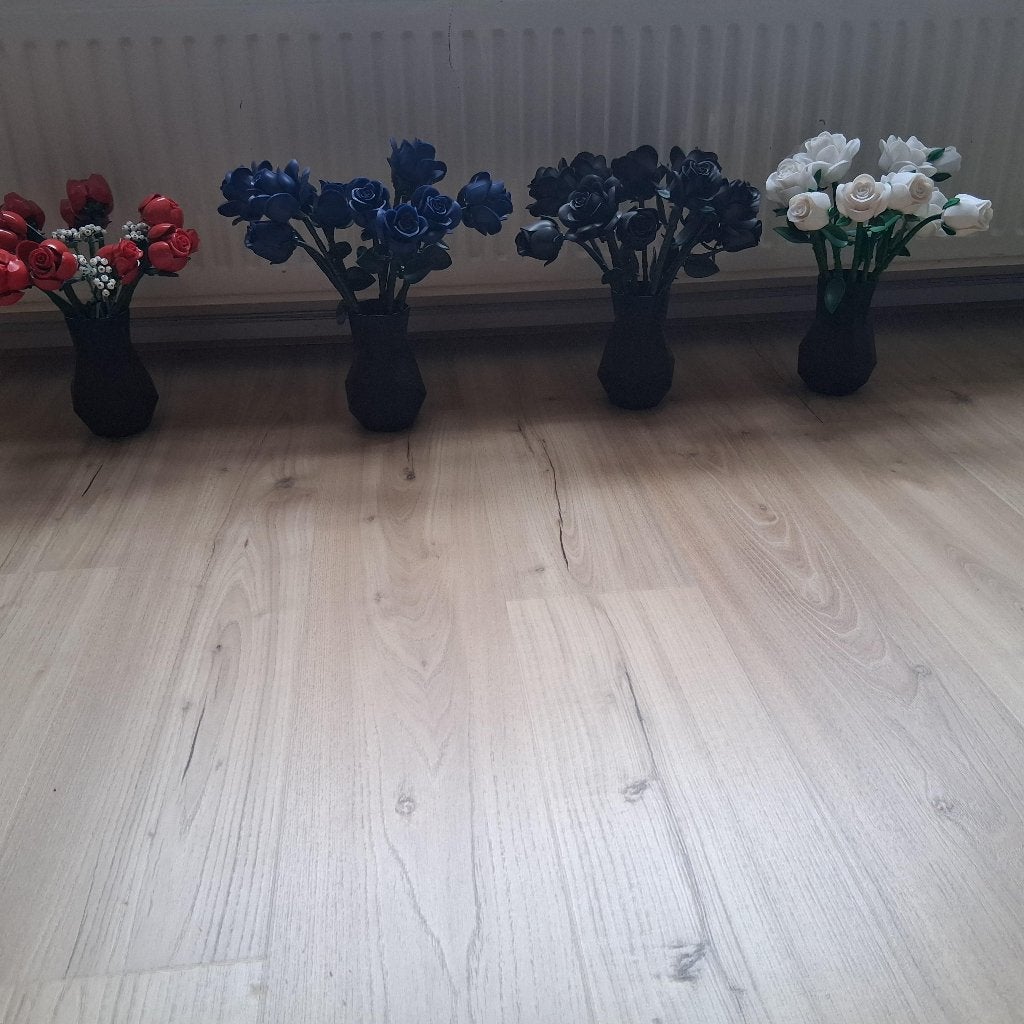 lego rozen rood, wit, blauw, zwart, Ophalen of Verzenden, Zo goed als nieuw