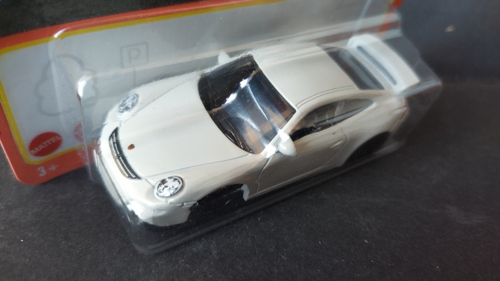 Porsche 911 GT3 Wit 1:64 3inch Matchbox Pol, Auto, ., Nieuw, Ophalen of Verzenden
