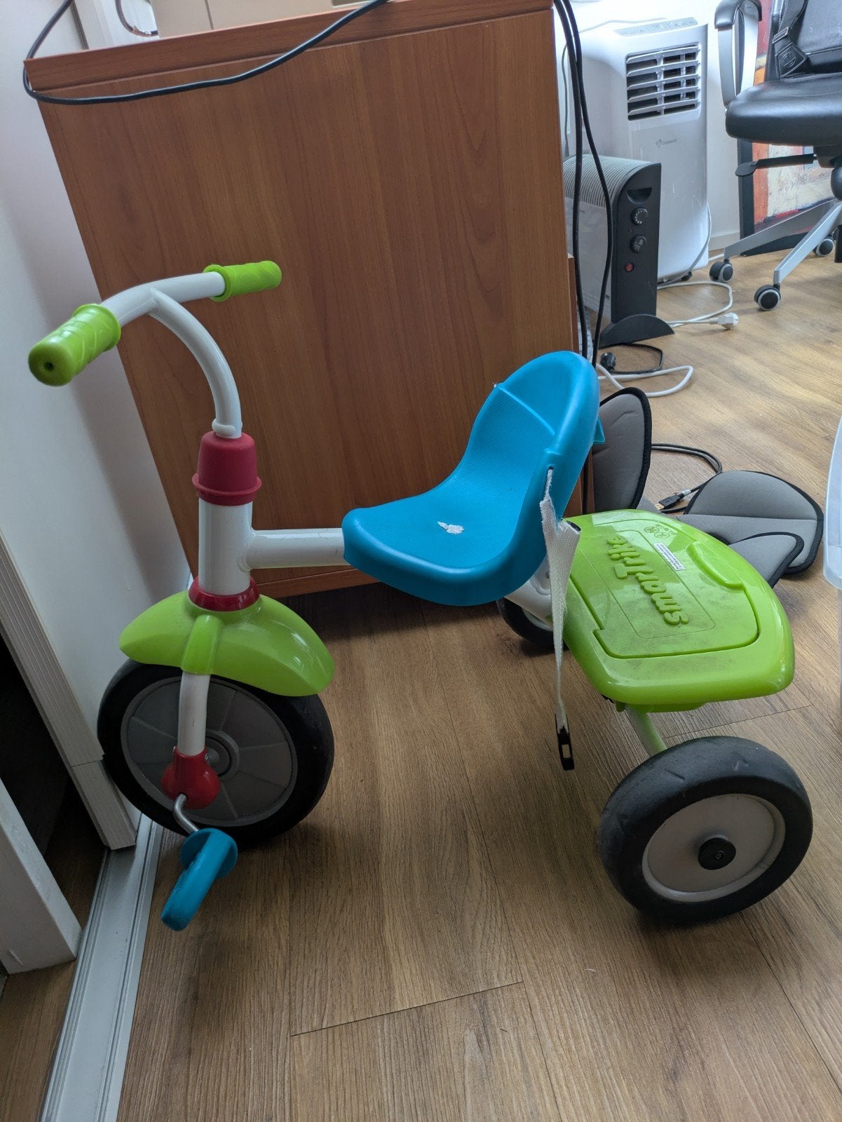 Smartrike driewieler groen/blauw - zo goed als nieuw, Ophalen, Gebruikt