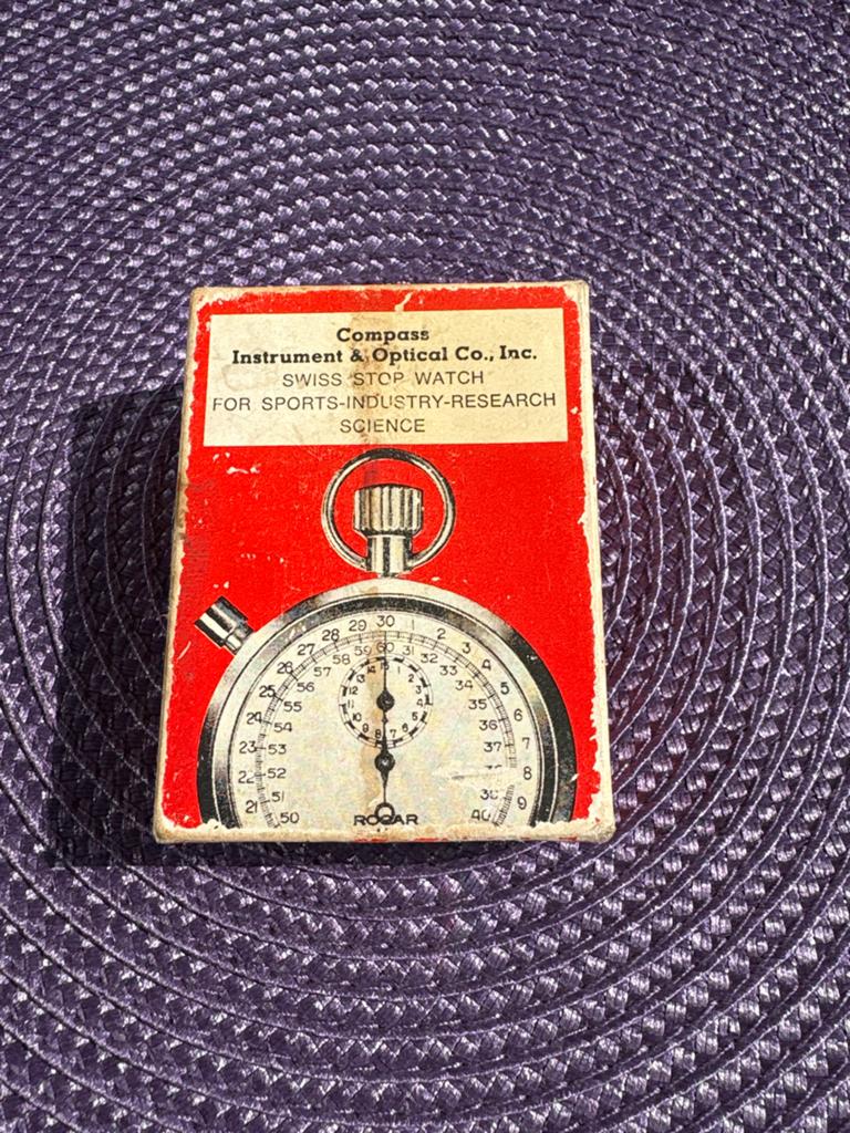 Vintage Zwitsers Stopwatch van Compass Instrument & Optical, Ophalen