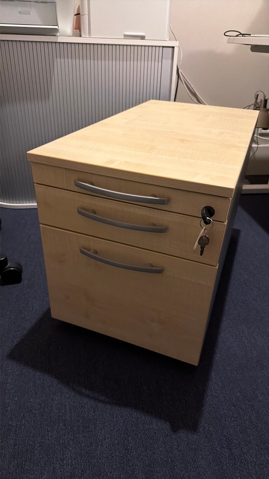 Ladeblok op wielen, Huis en Inrichting, Kasten | Ladekasten, Ophalen, Minder dan 50 cm, Zo goed als nieuw, 3 of 4 laden