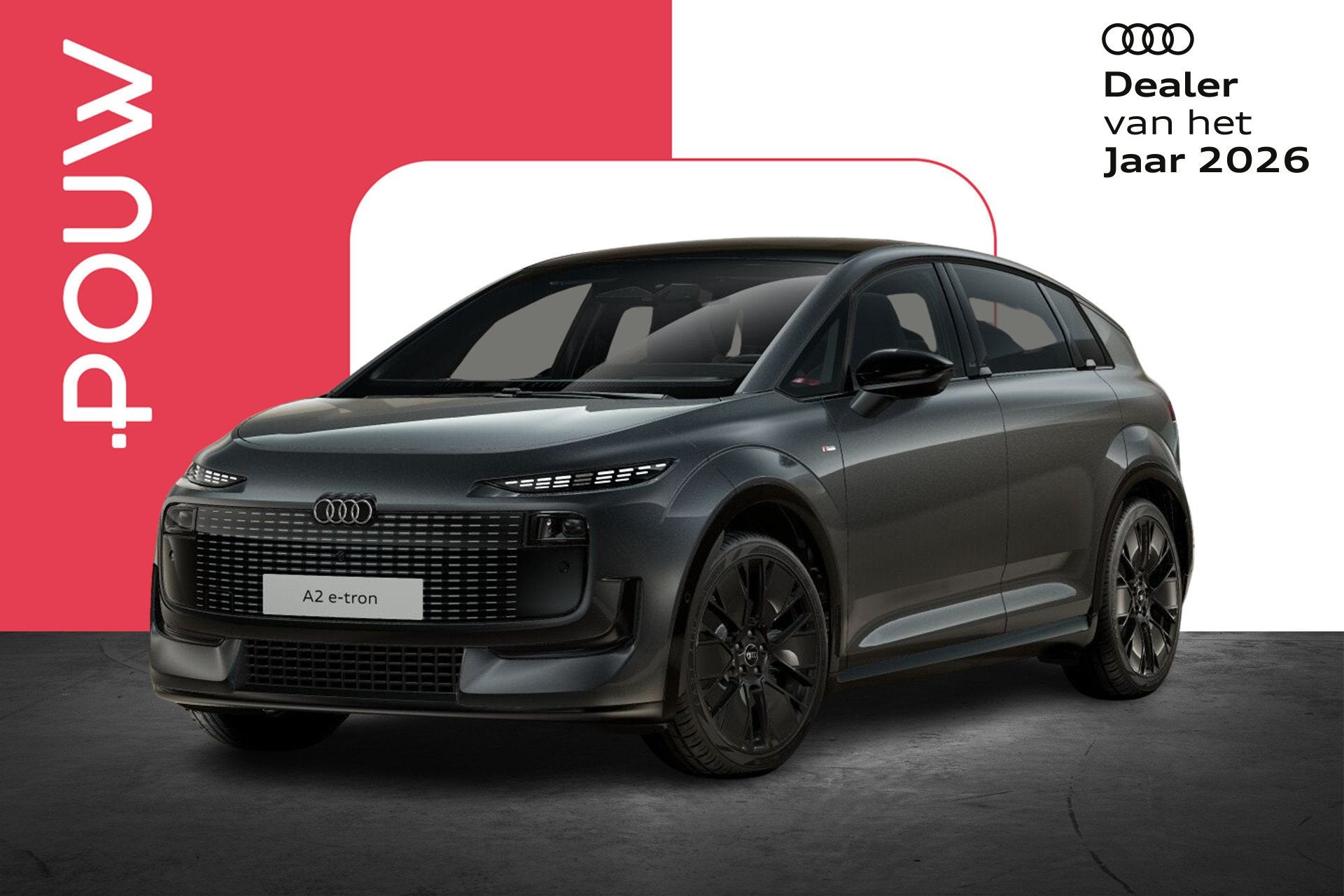 Audi A2 e-tron 326pk S Edition 84 kWh | Tech Pro | Panoramad, Auto's, Automaat, 12 maanden, Achterwielaandrijving, Zwart