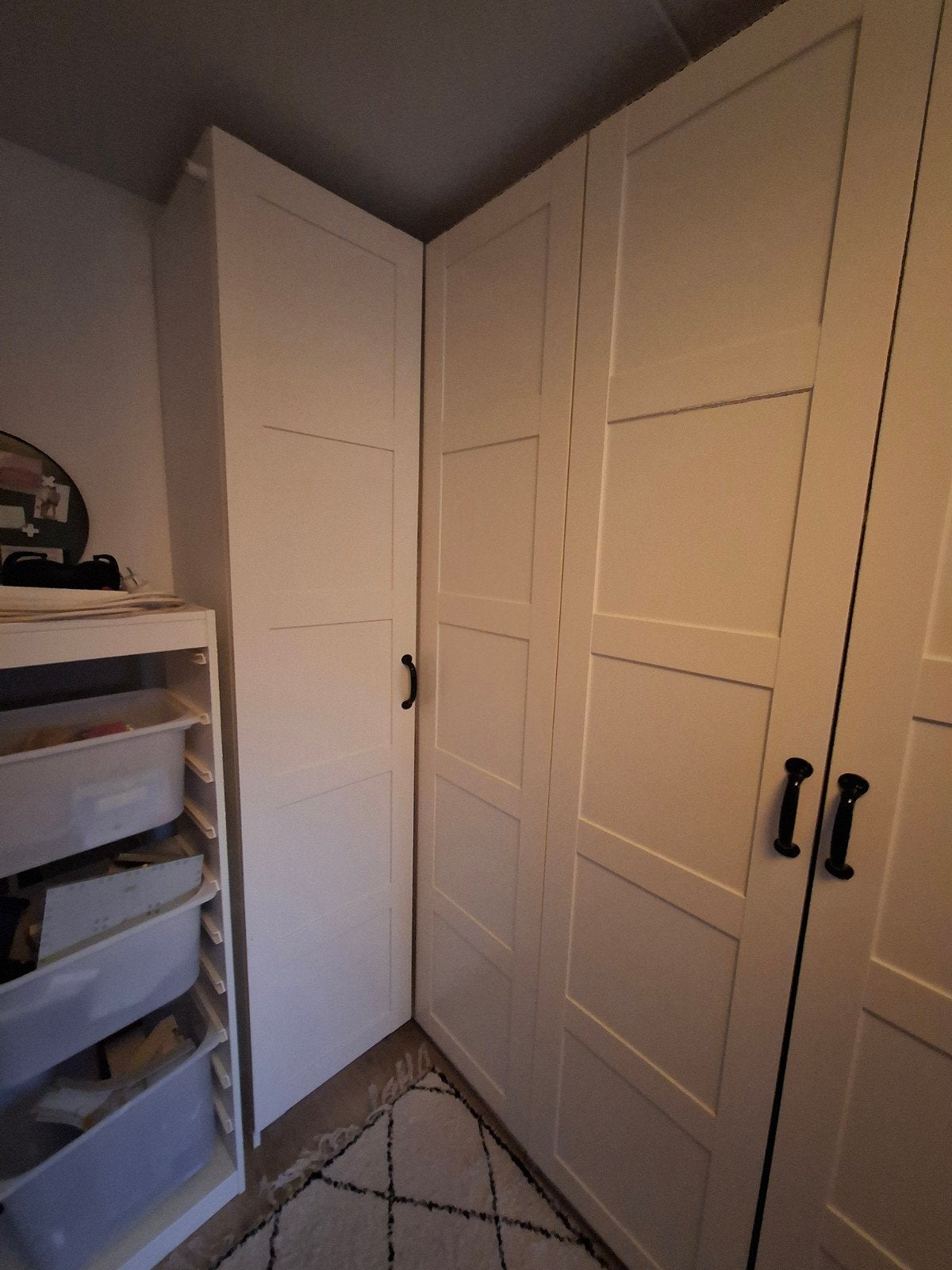 Ikea PAX hoekkast met deuren en planken, Ophalen, Met deur(en), 100 tot 150 cm, 200 cm of meer
