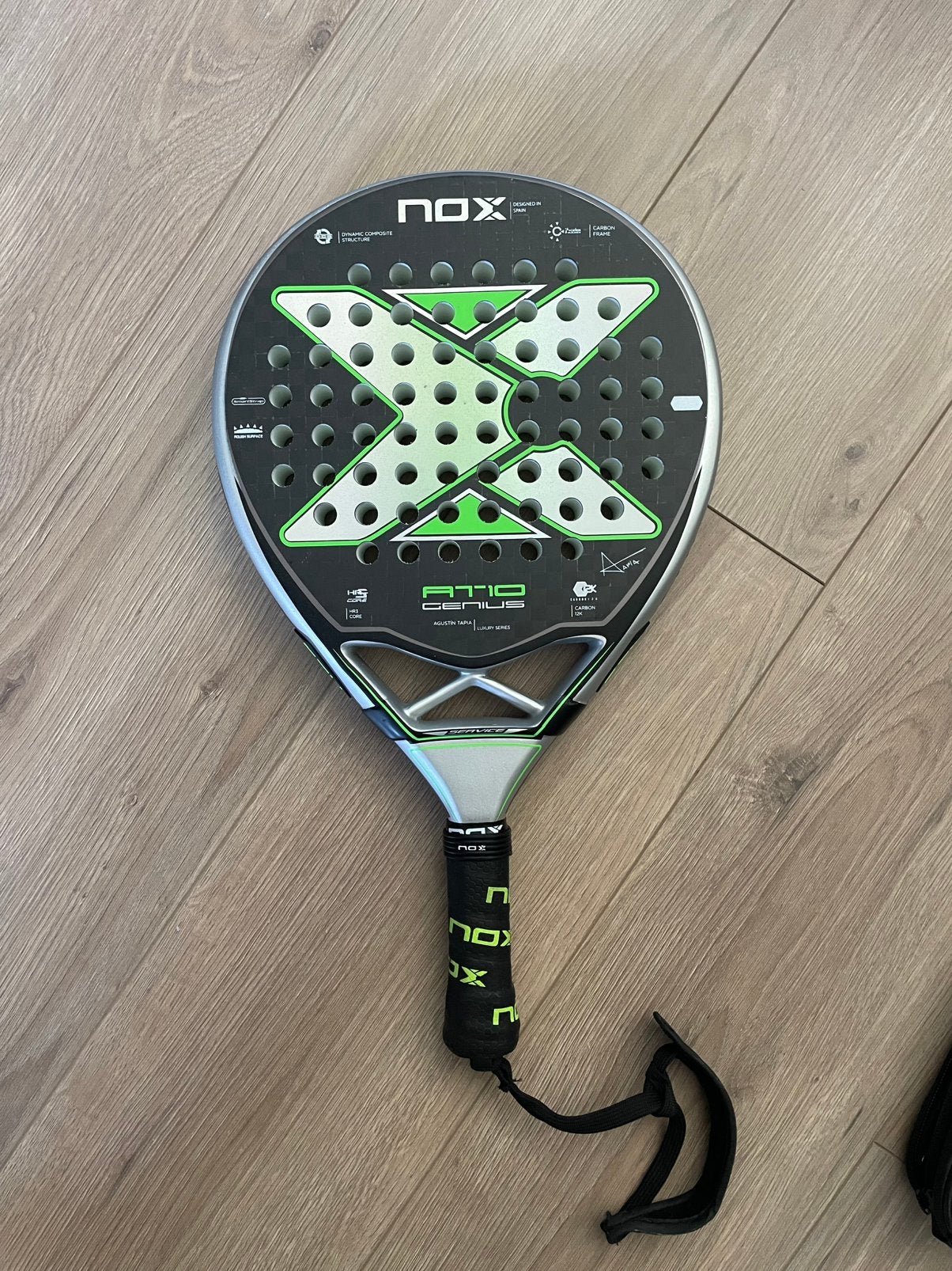 NOX AT10 Luxury Genius Arena 12K 23 padel racket, Ophalen of Verzenden, Zo goed als nieuw, Padelracket