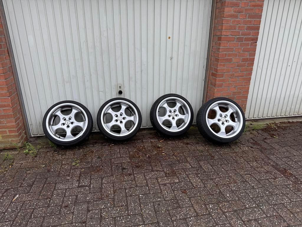 Brock B2 Velgen 17 inch 5x100 8/8.5J, 215 mm, Velg(en), 17 inch, Ophalen of Verzenden