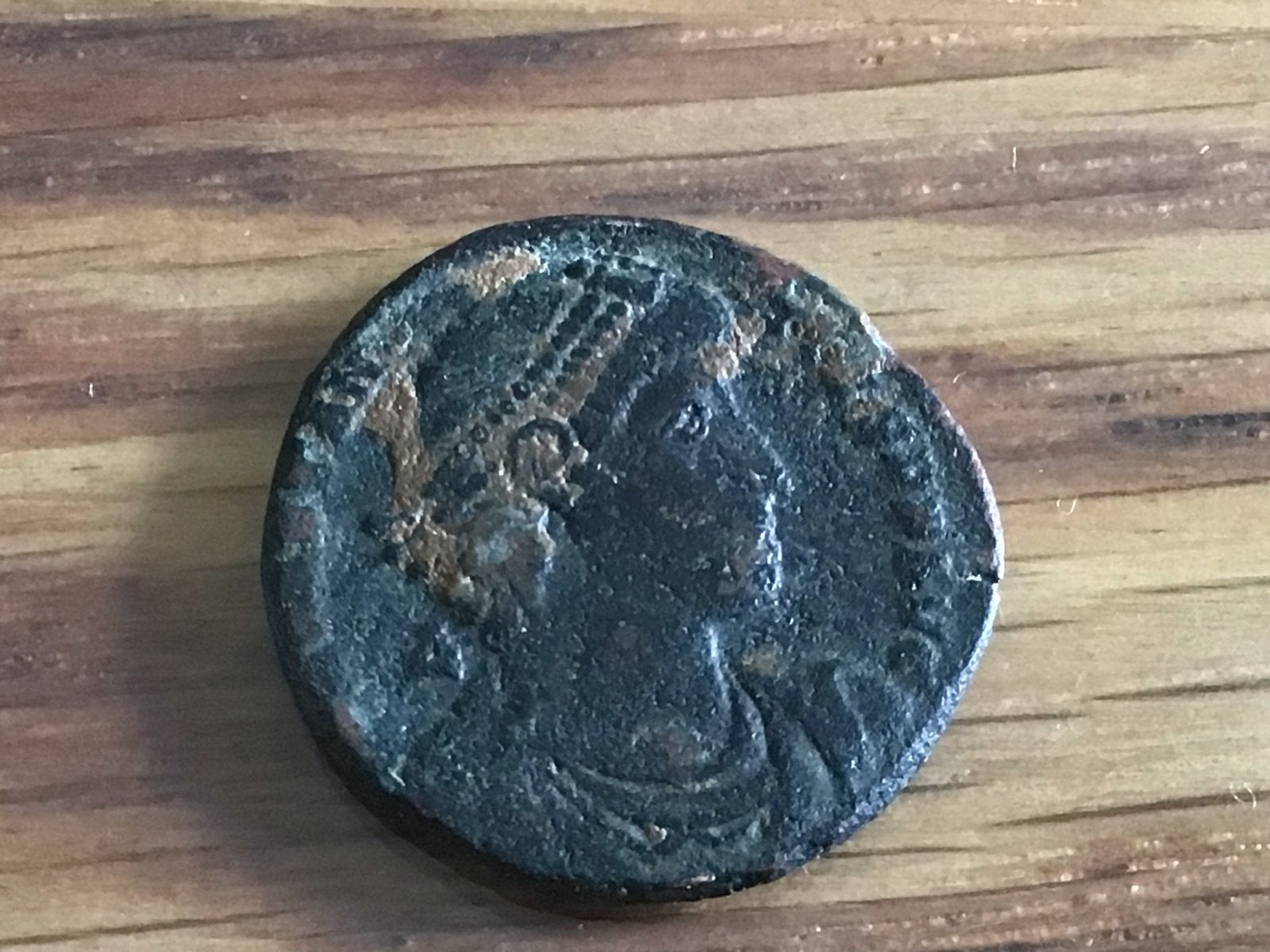 Romeinse munt Constantius II - Bronzen Follis (324-361 n.Chr, Verzenden, Overige landen, Losse munt